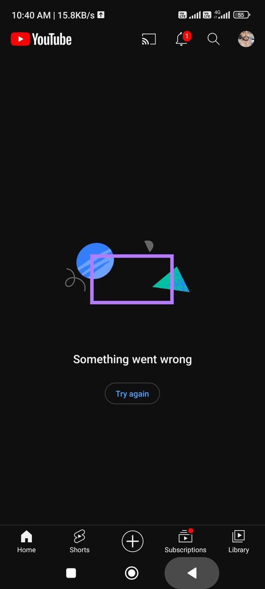 ishahidshaikh's tweet photo. @YouTube Something wrong youtube please fixed https://t.co/Na1dNQqut7