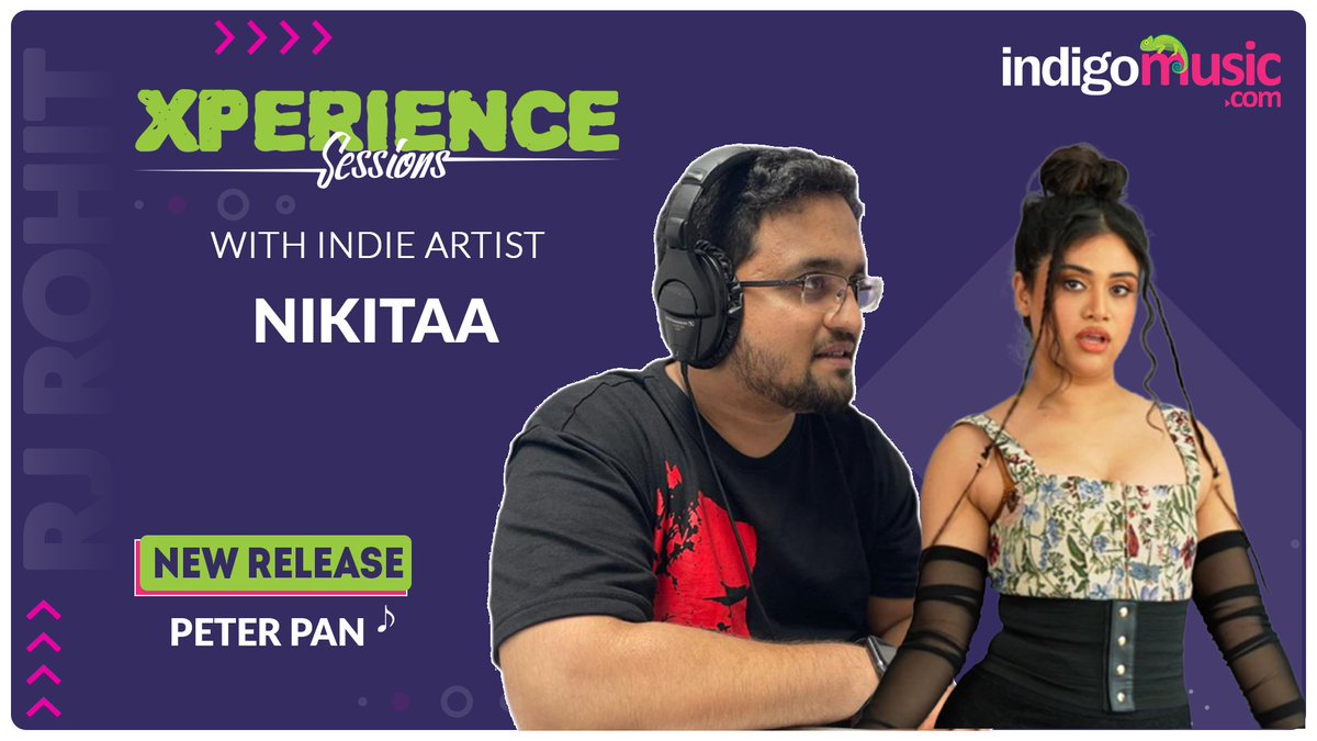 IndigoMusic.com (@indigomusiccom) on Twitter photo Xperience sessions with Indie artist, Nikitaa about her musical journey🎵🎶 new track 'Peter Pan' and more😄 Check it out🤩
<a href="/nikitaathewild/">Nikitaa🏳️🌈👑</a>
<a href="/RohitBarve94/">Rohit Barve</a>
#indieartist #indiemusic #newtrack #entertainment #indigomusic #rj #radio
rb.gy/sk9an Xperience sessions with Indie artist, Nikitaa about her musical journey🎵🎶 new track 'Peter Pan' and more😄 Check it out🤩
<a href="/nikitaathewild/">Nikitaa🏳️🌈👑</a>
<a href="/RohitBarve94/">Rohit Barve</a>
#indieartist #indiemusic #newtrack #entertainment #indigomusic #rj #radio
rb.gy/sk9an
