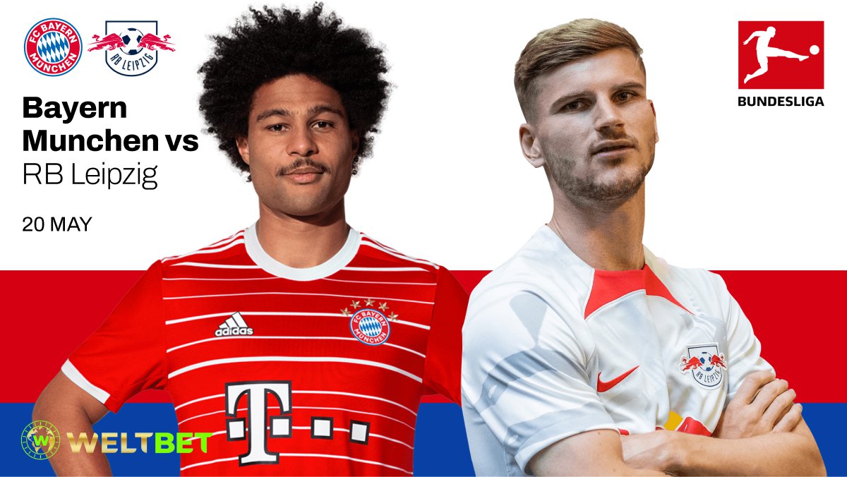 #WeltBet
#bundesliga
#weltbetsport

20 MAY
Bayern Munchen vs RB Leipzig
The most possible outcome is the victory of the Bayern.

weltbet.com/sports
#betsports
#SergeGnabry #BayernMunchen #TimoWerner #RBLeipzig
#messi #haaland #mbappe #lewa #benzema #fifa #uefa #europaleague