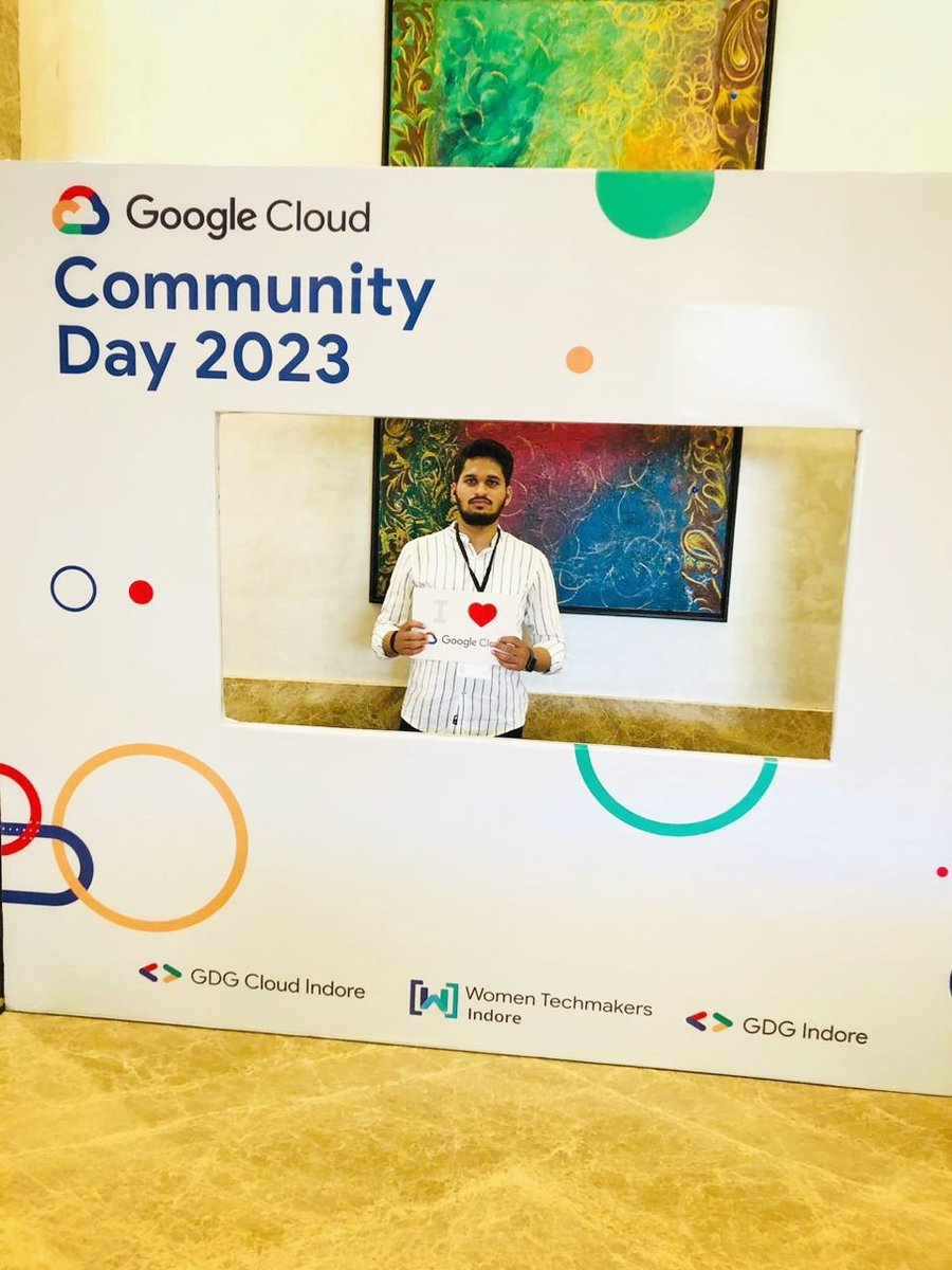 Attending gdg cloud community day #gdgindore #gdgcloudindore #gccdindore23