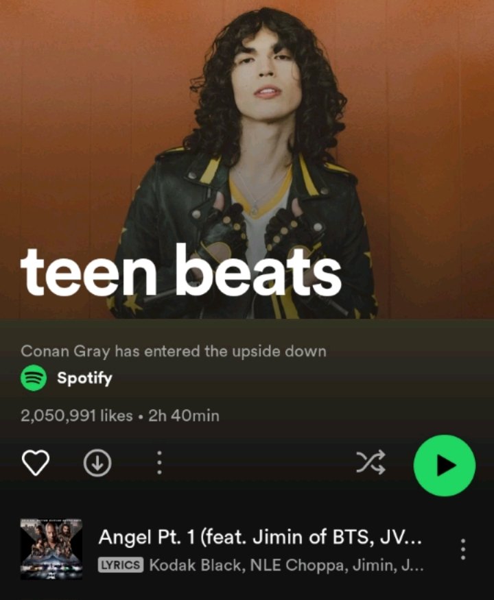 PJM_data's tweet photo. "Angel Pt.1" has been added to Spotify's "Teen Beats" playlist!

☆ https://t.co/ll9yM7bkPA

The playlist has a reach of 2M! 👏

#Angel_Pt1 #FastX #JIMIN @BTS_twt https://t.co/Q7RkcWu1uN
