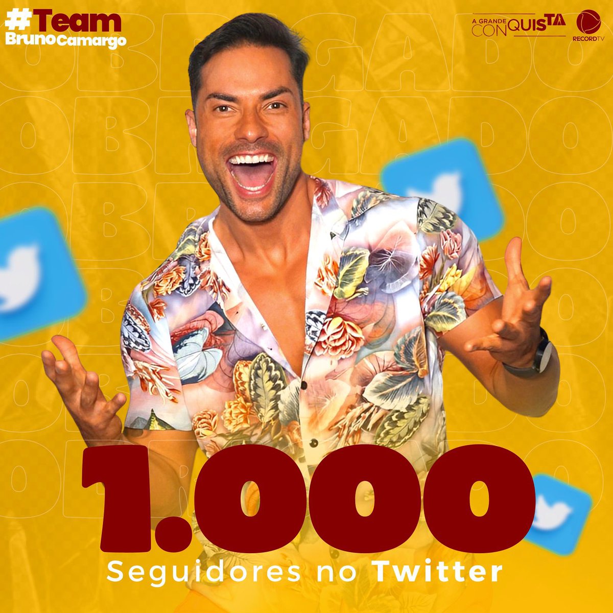 Gratidão meus amores ❤️🧯 #teambrunocamargo #AGRANDECONQUISTA 
Somooooos + de 1000 seguidores , eu amo vocês ❤️