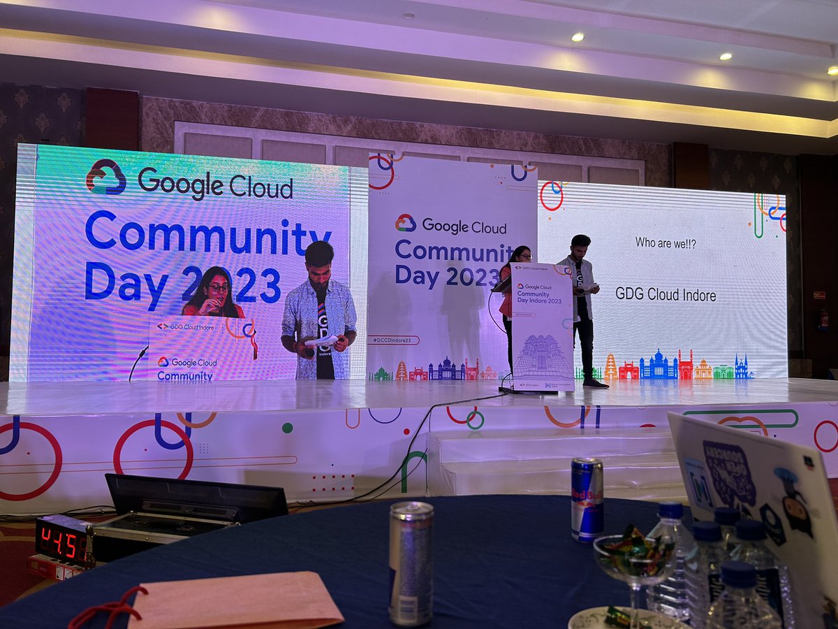 GDG Cloud Indore (@gdgcloudindore) on Twitter photo Our hosts for #GCCDIndore23 🥳🥳
<a href="/ShachitaJain/">Shachita Jain #WomenInTech</a> - WTM Ambassador and Co-Organizer at <a href="/gdgcloudindore/">GDG Cloud Indore</a> #anurag_mishra - GDG Indore Core Team Member <a href="/GDG_Indore/">GDG INDORE</a>
<a href="/GDGIndia/">Google Developer Groups India</a> <a href="/gdgcloudindore/">GDG Cloud Indore</a> <a href="/GDG_Indore/">GDG INDORE</a> <a href="/IndoreWtm/">WTM Indore</a> <a href="/GoogleCloudTech/">Google Cloud Tech</a> <a href="/GoogleDevsIN/">Google for Developers India</a> <a href="/WtmIndia/">Women Techmakers India</a> <a href="/WomenTechmakers/">Women Techmakers</a> Our hosts for #GCCDIndore23 🥳🥳
<a href="/ShachitaJain/">Shachita Jain #WomenInTech</a> - WTM Ambassador and Co-Organizer at <a href="/gdgcloudindore/">GDG Cloud Indore</a> #anurag_mishra - GDG Indore Core Team Member <a href="/GDG_Indore/">GDG INDORE</a>
<a href="/GDGIndia/">Google Developer Groups India</a> <a href="/gdgcloudindore/">GDG Cloud Indore</a> <a href="/GDG_Indore/">GDG INDORE</a> <a href="/IndoreWtm/">WTM Indore</a> <a href="/GoogleCloudTech/">Google Cloud Tech</a> <a href="/GoogleDevsIN/">Google for Developers India</a> <a href="/WtmIndia/">Women Techmakers India</a> <a href="/WomenTechmakers/">Women Techmakers</a>