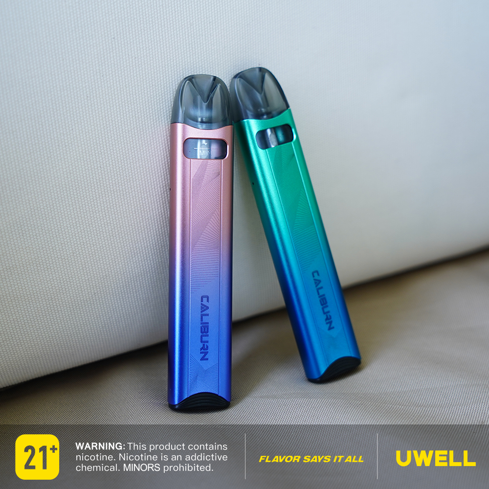 Caliburn A3S- Two Gradient Colors!!
Are you obsessed with them?

uwell #vapefam #vapedaily #vapetime #Caliburn #myuwell