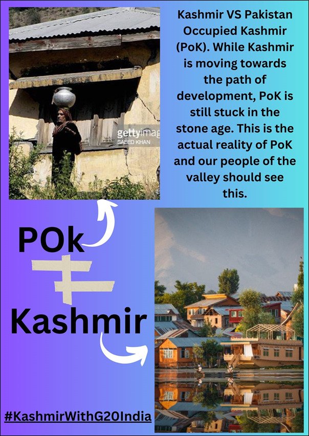 Rahuls33s's tweet photo. Success of G20 in Srinagar will expose Pakistan’s lies to the world. From terrorist attacks to aggressive fake propaganda, Pakistan has tried everything to defame the event. Kashmiris support G20 in Srinagar 
#KashmirWithG20India https://t.co/gjTI6tJM7i