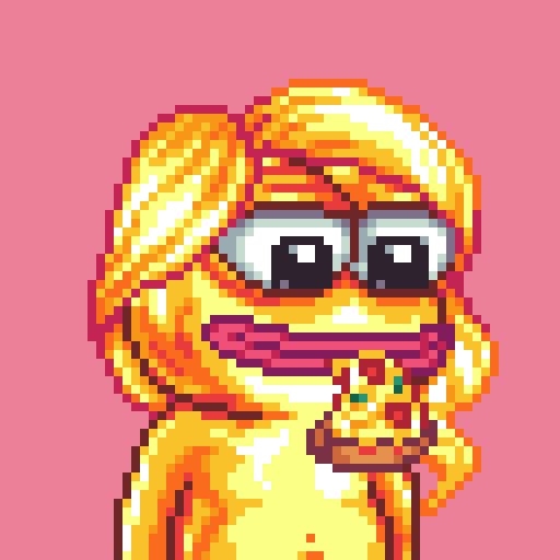 AliceInscript's tweet image. Gua! Pepe &amp;amp; Pepita 🐸

#Bitcoin &amp;amp; pizza 🍕 

Pixel art by @_electronicCash 🎨