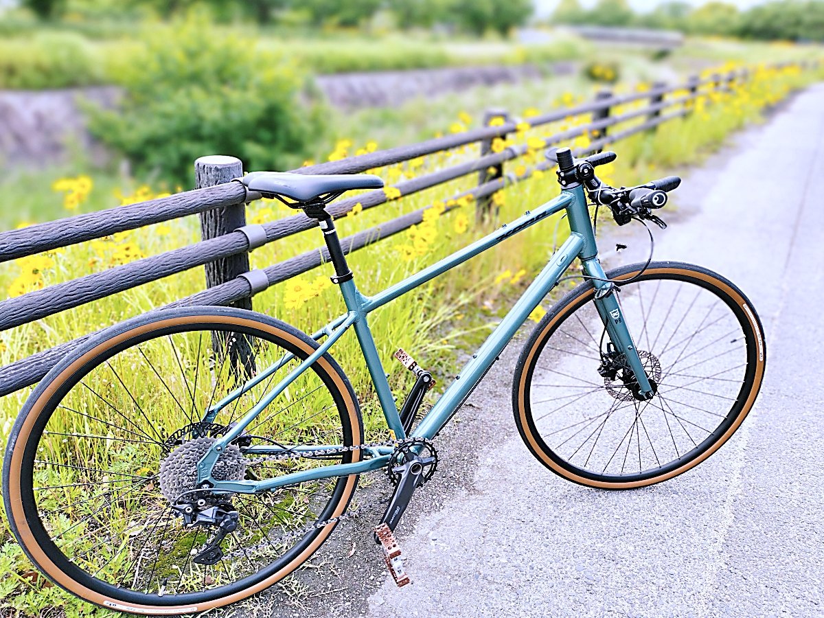 aozoranon's tweet photo. ありがとう、
快調。
一年色々試行錯誤。
自転車は楽しい。
#木津川市 #サイクリングロード #自転車 #クロスバイク #ポタリング #ゆるポタ #スマホ写真 #KONA #DewPlus #ありがとう #快調 #自転車は楽しい https://t.co/Mys9TGvY6M