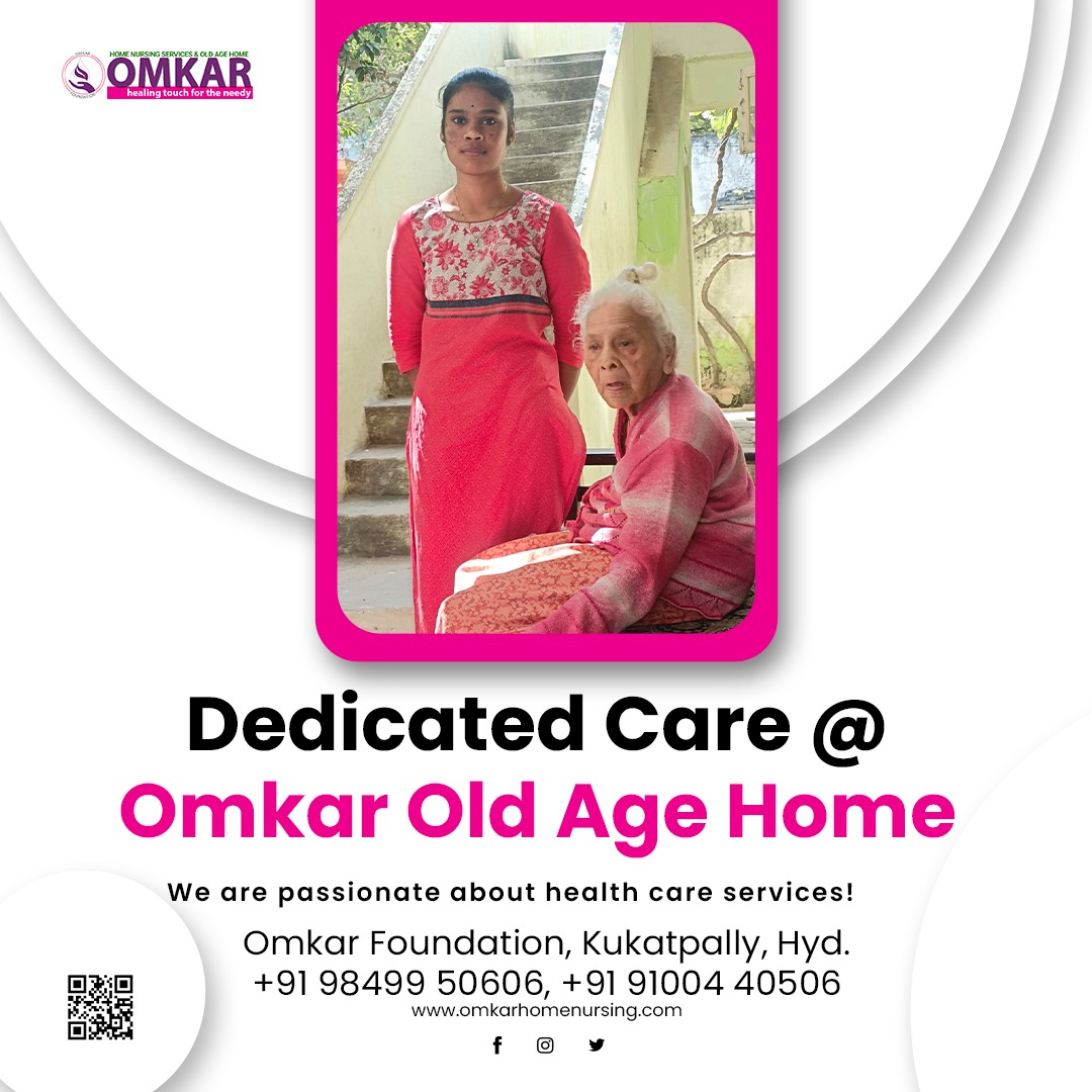Dedicated Care at Omkar Old Age Home in Kukatpally, Hyderabad.
#homenursing #homenursingcare #oldagehome #elderlycare #homecareservices #caretaker #caregiver #retirementhome #nursinghome #postsurgerycare