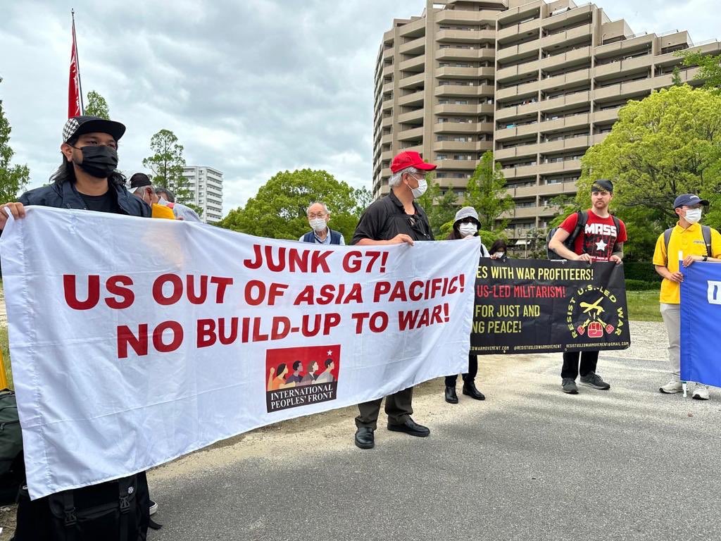 We must oppose and dismantle the imperialist powers of #G7. It’s shameful that with the extreme economic hardship faced by the people in the US, UK, France, Germany &amp;others these countries continue to send billions of €s/$ in aid to Ukraine. <a href="/IPF_info/">International Peoples' Front</a> <a href="/APR_net/">Asia Pacific Research Network</a> <a href="/apwld/">APWLD</a>