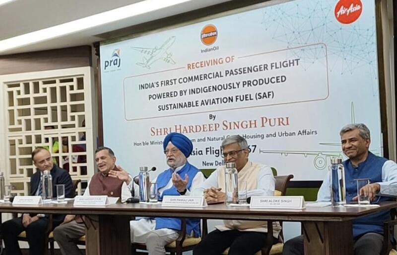 Making history, AirAsia India, Praj and IOCL join hands to fly first commercial flight in India powered by a blend of ‘indigenous’ Sustainable Aviation Fuel

Read more : bit.ly/439BosE

#maxed #airasiaindia #commercialflight #iocl #prajurit #sustainableaviationfuel