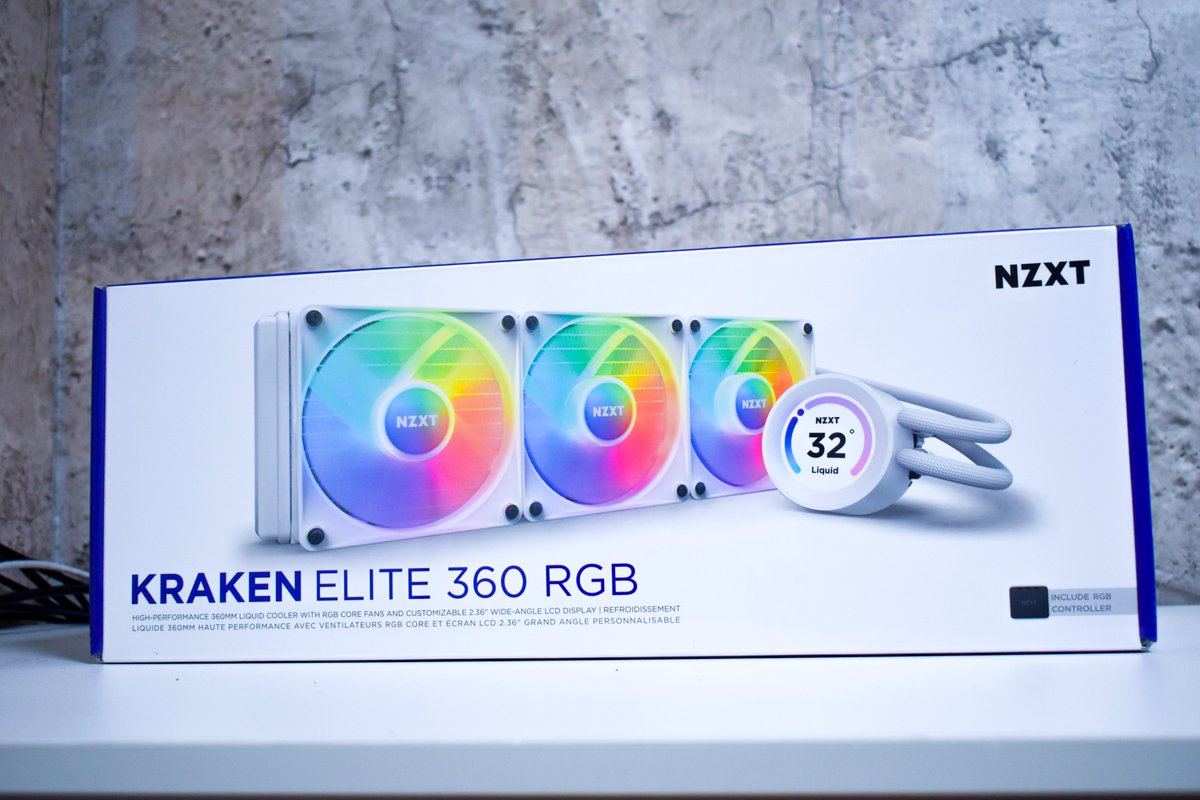 値頃 Kraken Elite RGB 360 White RL-KR36E-W1 agapeeurope.org