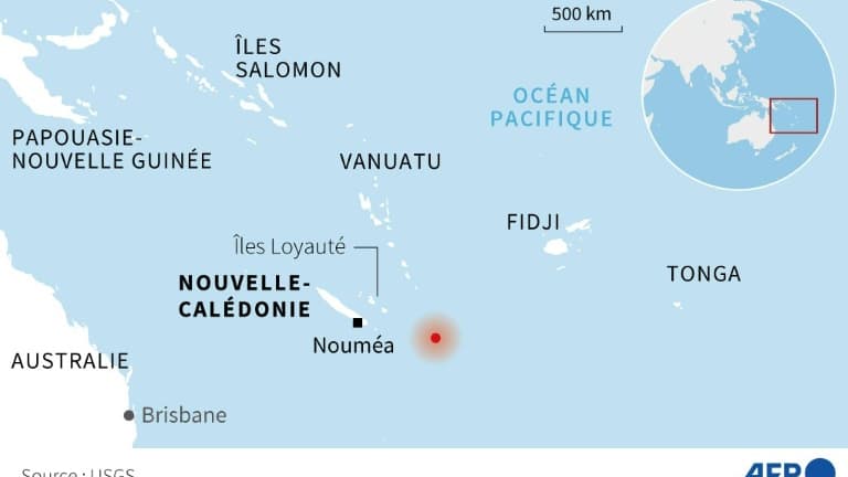 BFMTV's tweet photo. Séisme de magnitude 7,1 à l'est de la Nouvelle-Calédonie, menace de tsunami écartée https://t.co/PlN6KGaPnC https://t.co/za4ClLrSFH