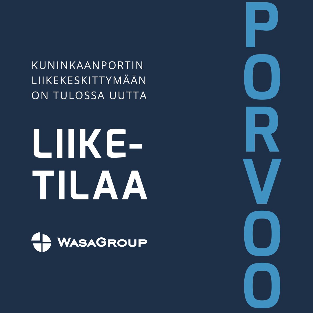 Toteutamme Porvoon Kuninkaanporttiin liikekeskuksen, jossa on tilaa 1-3 toimijalle.

Tutustu ja ota yhteyttä:
eu1.hubs.ly/H03NmxC0

#wasagroup #wasa360 #liiketilat #porvoo #kuninkaanportti