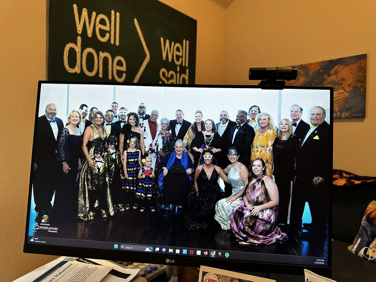 It’s been just over a month. I’ve rested. Now considering what my pro bono or volunteer projects will be in 2024. 
This group and many not pictured raised some major support for MS research. Gross rev three times the goal. And netted half million going to MS research. 💛