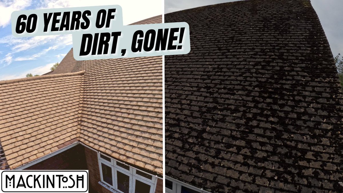 Check out this amazing roof cleaning transformation!🤩👍🏼

#satisfying #roofcleaning #video #jetwashing #propertymaintenance #clean #pressurewashing #dirty #mossremoval #aemackintosh #professional #service #business #youtube 

youtu.be/LzPb_zsiiBA