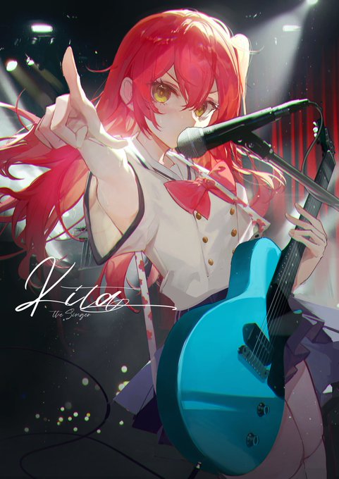 「ギターピック 赤髪」のTwitter画像/イラスト(新着)