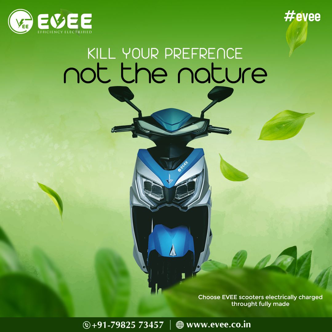 Kill your preference not the nature.

For more information 
Contact: +91-7982573457
Visit: evee.co.in

#evee #energyefficient #servicelife #extendedlife #environmentfriendly #fuelvehicle #bettermatch #escooty #erickshaw #egreen #manufacturer #spairparts