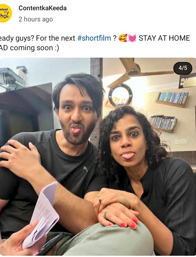 janakisays's tweet photo. BTS of #stayathomedad
Waiting eagerly ❤️🤗
#sourabhraajjain #asheleshasawant #shorrfilm #contentkakeeda https://t.co/o18pMy66rL