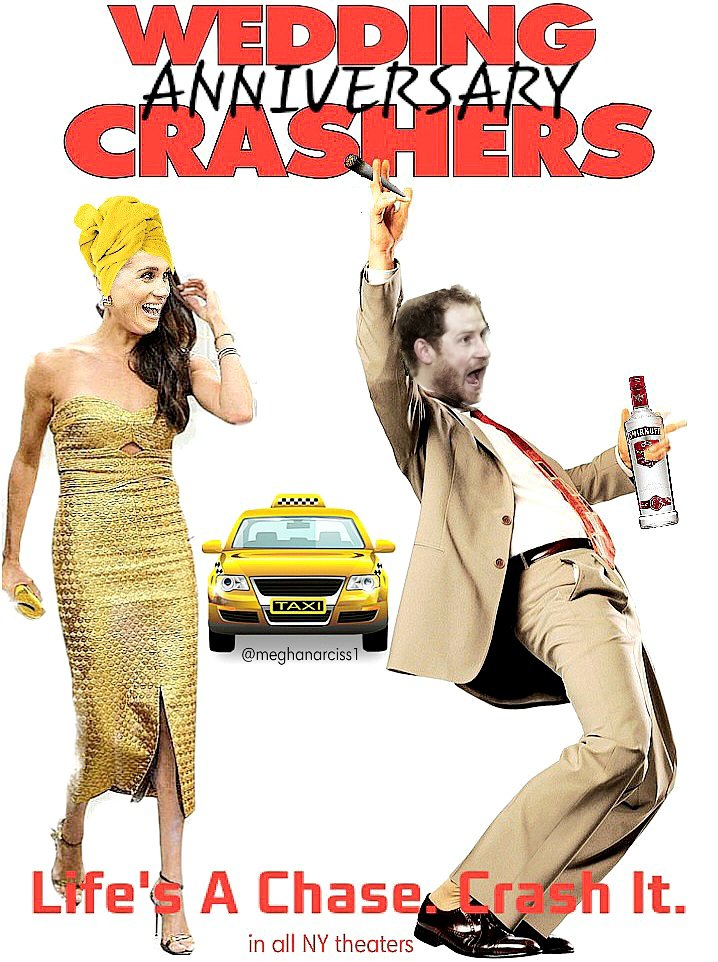 Meghanarciss1's tweet photo. #HarryandMeghan5 #Spoof #AnnyversaryCrashers #LifesAChase #CrashIt https://t.co/7cEdJnyg3D