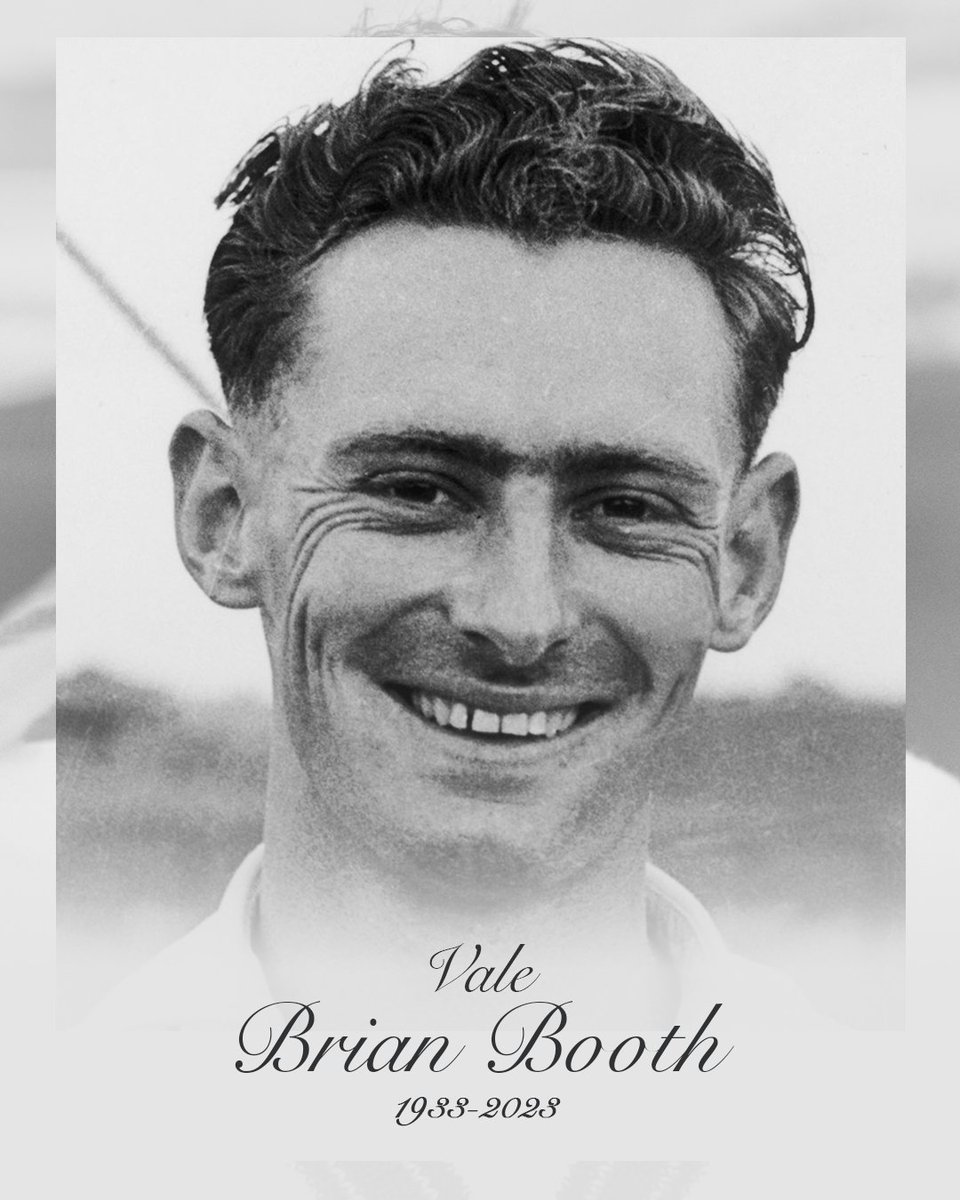Cricket Australia is today mourning the loss of former Test captain Brian Booth MBE. 

Our thoughts are with the family of the 89-year-old, who was not only a much-loved middle-order batter, but also represented Australia at the Olympics in hockey. May he rest in peace.
