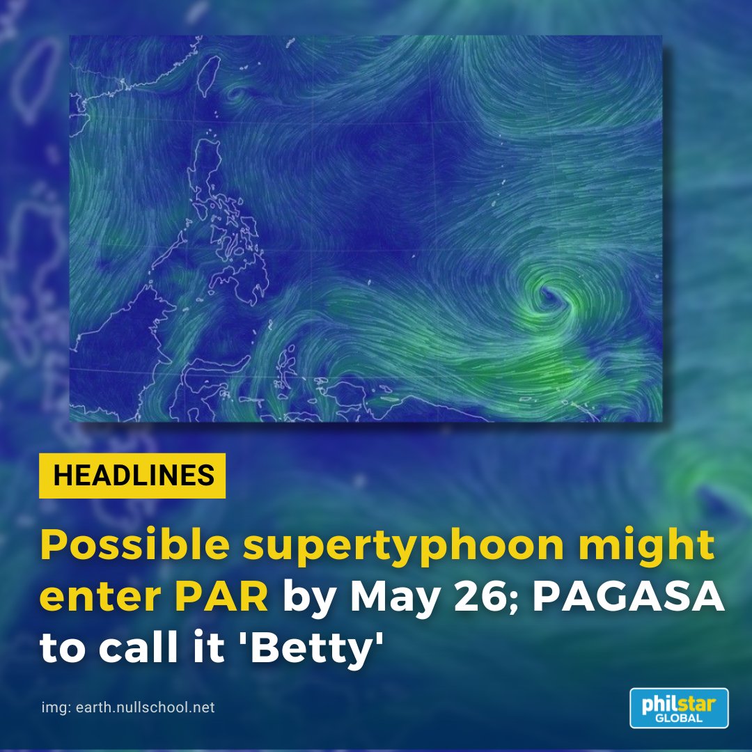 PhilstarNews's tweet image. State weather bureau PAGASA is currently monitoring a tropical depression east of Mindanao, one that could possibly enter the Philippine area of responsibility next week.

Read: philstar.com/news-commentar…