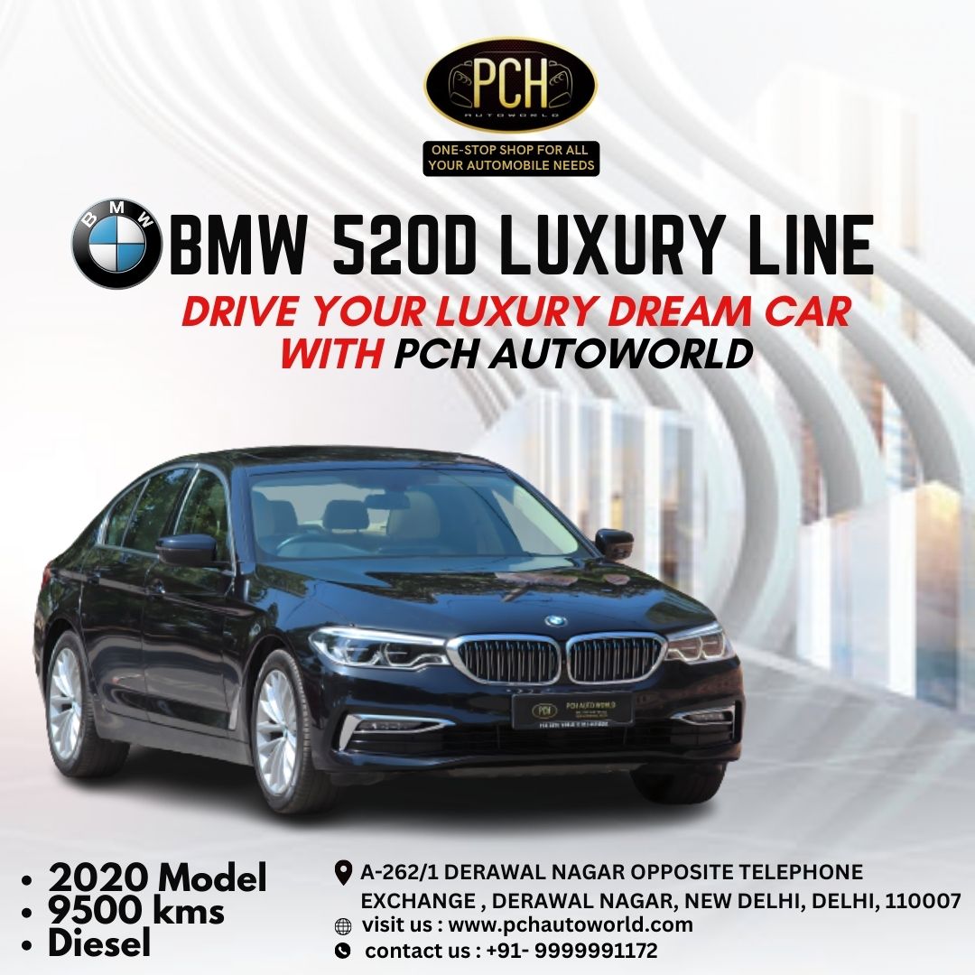 auto_pch's tweet photo. This is what Dreams are made of- The BMW 520D.
Being 2020 Model, this beauty has run only 9500Kms and is Available in the PCH Showroom for Sale!
BMW 5 Series creates driving pleasure with the perfect combination of dynamic, sporty performance, and Breath-taking Design.
#PCH  #BMW https://t.co/4T8wk2hBxG