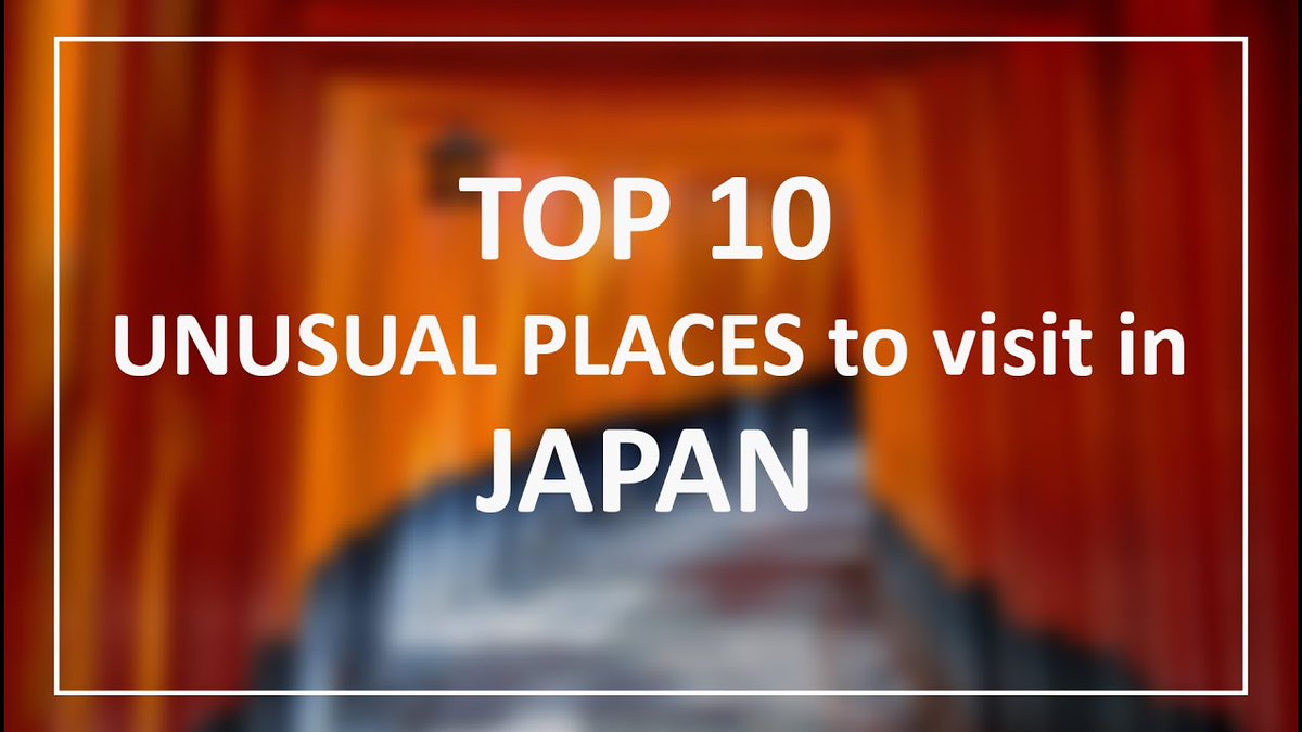 TOP 10 unusual travel places in ...
 
alojapan.com/819387/top-10-…
 
#JapanDestinations #JapanTour #JapanTravel #JapanTrip #JapanVacation