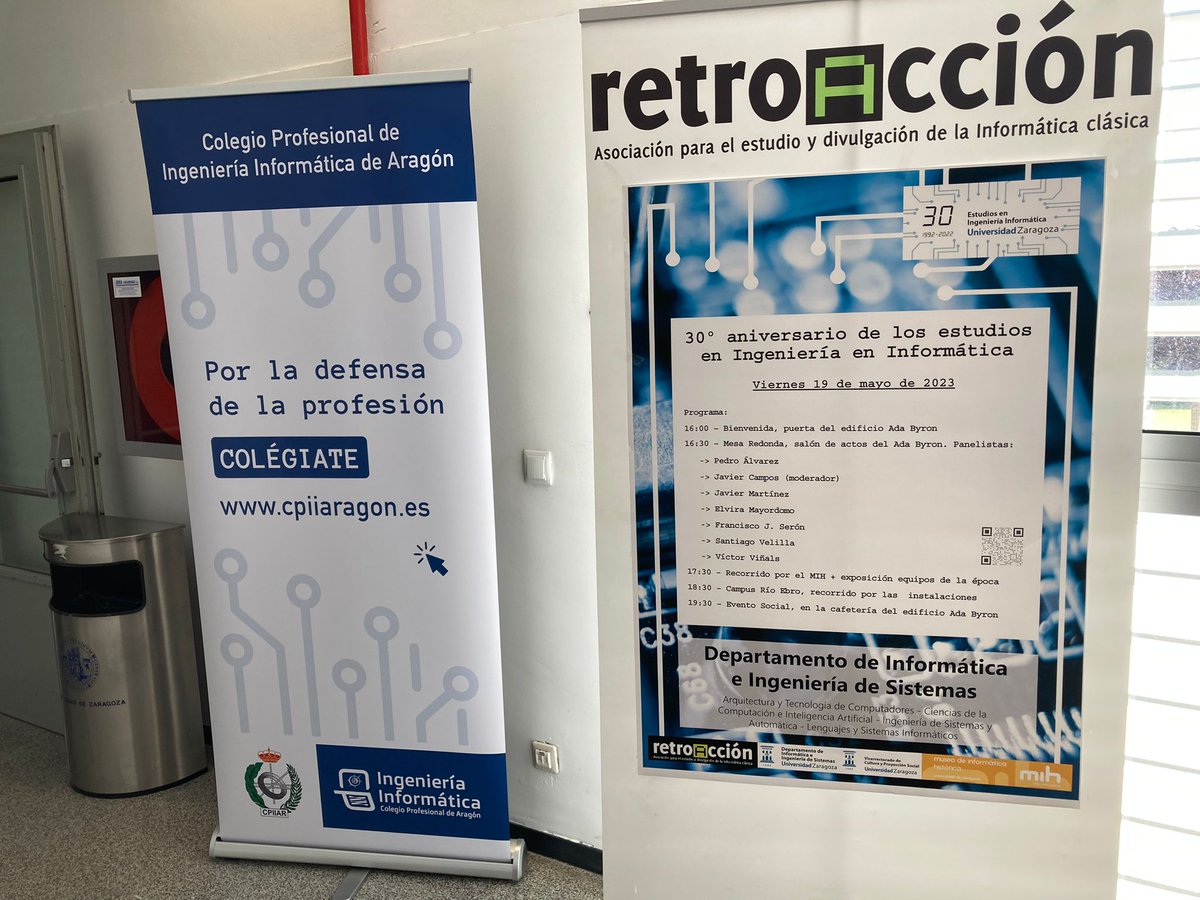 ¡Nos ha hecho mucha ilusión participar en el 30 aniversario de los estudios que conducen a nuestra profesión! <a href="/EINAunizar/">EINA Unizar</a>  <a href="/unizar/">Universidad Zaragoza</a>  <a href="/DIIS_UZ/">DIIS_UZ</a>