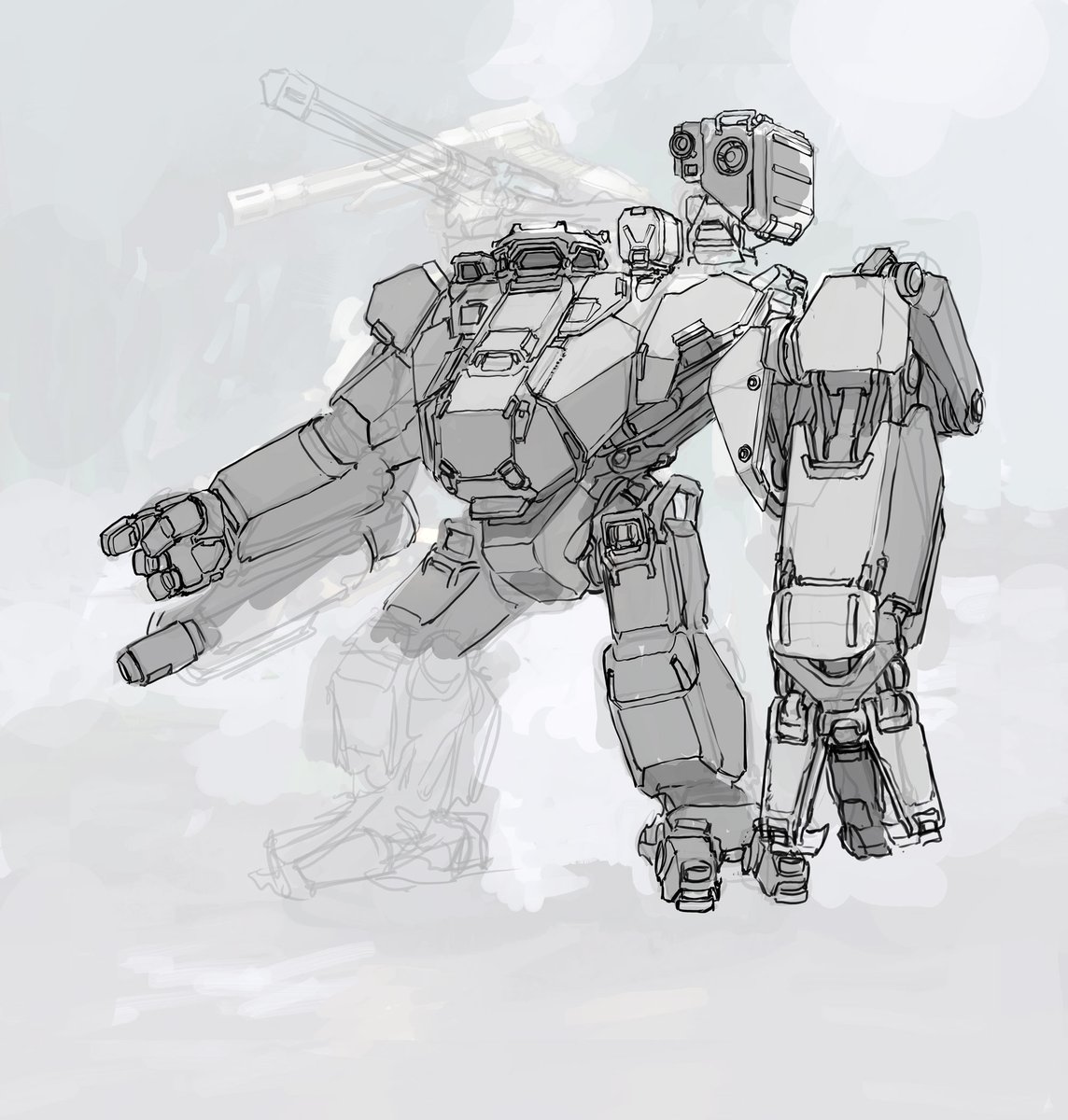 「In progress, trying some things out. Ide」|Mike Doscherのイラスト