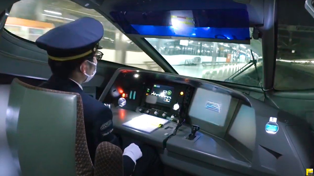 自動運転の東海道新幹線N700S運転台の動画をアップしました！ ぜひご覧