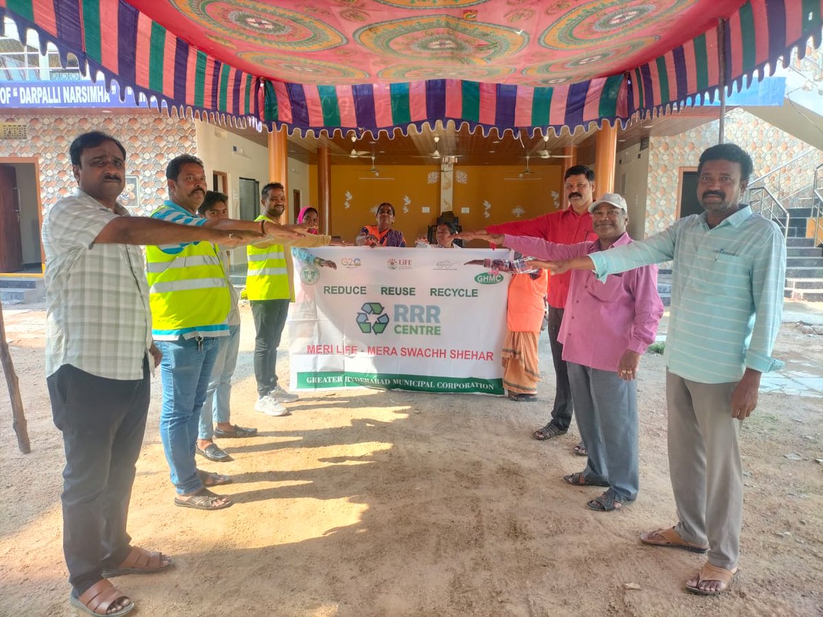 Sripada96643241's tweet photo. *MERA LIFE-MERA SWACHH SHEHAR* - 20-05-2023_"
Awareness campaign with RWA members,DC,DEE (SWM),ES, SHG groups and Sanitation Staff Saroornagar CIRCLE-5 #GHMC https://t.co/nm5CmWFYOo