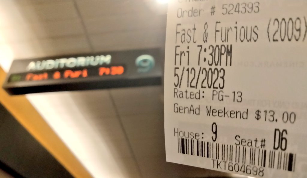 EndlingEmber's tweet photo. #FastAndFurious on Friday? Sounds like #FastFridayScreenings making a comeback! The movie that really got the series rolling to what it is today, paving the road to #FastX!
#FastFridays
#FAST10
#FastFurious
#FastFuriousX
#FastAndFuriousX
#FastAndFurious10
@Cinemark https://t.co/NEoLnkQD7g