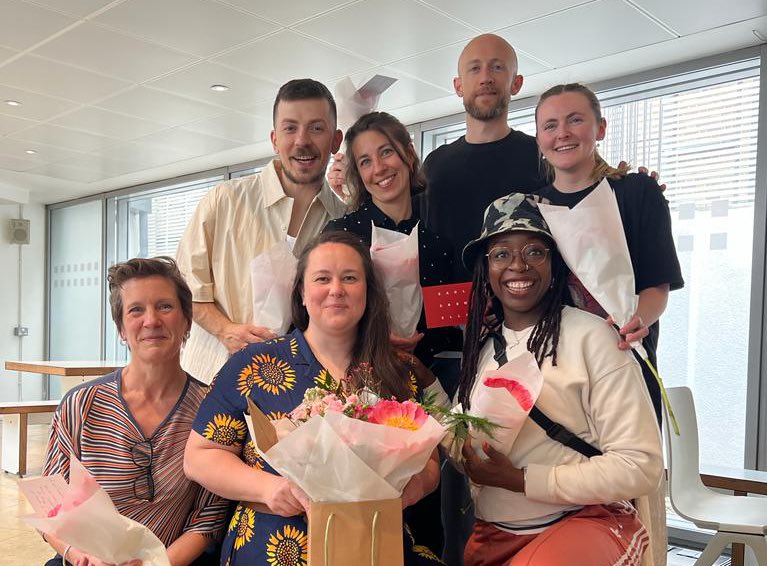2_ndhanddance's tweet photo. Day 2 @Sadlers_Wells performing #WeTouchWePlayWeDance - so grateful for this beautiful bunch of people. https://t.co/W9iHSepc25