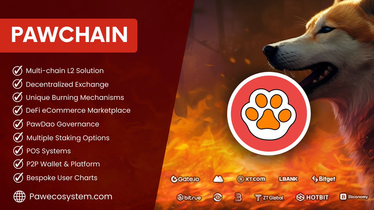 RyboshiNakamura's tweet photo. The $Paw token will be at the centre of a wide variety of #Blockchain applications.

I'm curious what everyone is looking forward to 🧐

Comment your #PawSwap favorite utility 

https://t.co/TOzE79Ujw9 https://t.co/LMgtVrfP0q
