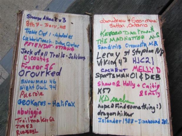 Here is a unique #geocaching log book from an event I was at. pinterest.com/pin/3588806640…