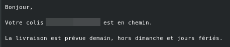 fcerbelle's tweet photo. Puisque le service client n'est plus disponible que par réseau social, @ChronopostSAV @Chronopost , Pourquoi envoyer ce mail un vendredi , si vous ne le respectez pas, c'est donc un mensonge. https://t.co/b29GKstuUy