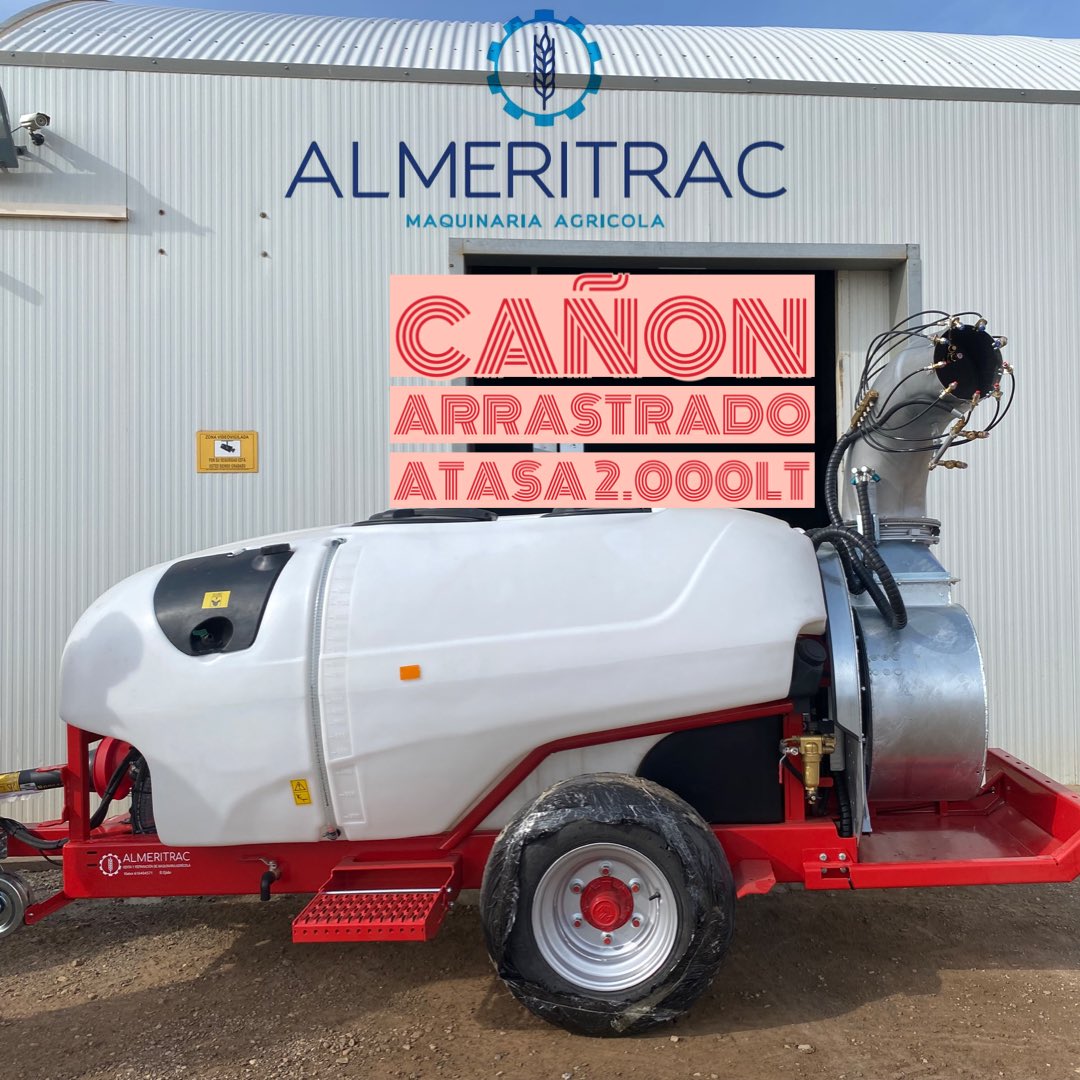 almeritrac1's tweet photo. Entrega de Cañon arrastrado Atasa de 2.000lt, Si tienes grandes extensiones y quieres ahorrar tiempo, te asesoramos sin compromiso.
📲616 40 45 71
#almeritrac #atasa #fumigacion #pulverizacion #agricultura #almeriaagricola https://t.co/jF6sqwQjwk