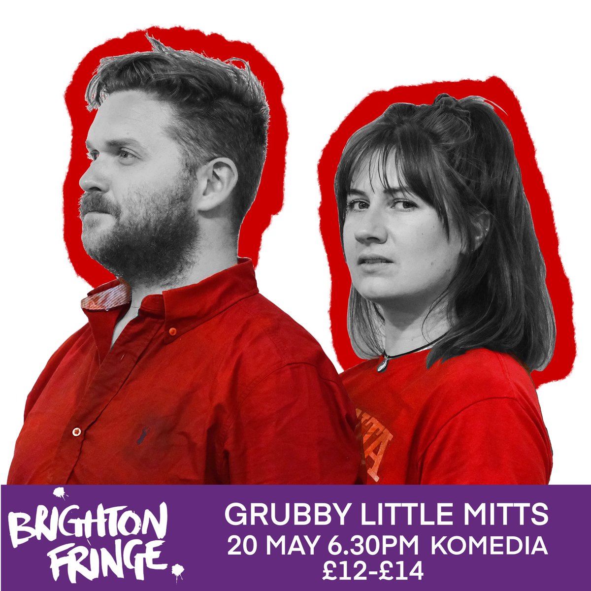 Last round of our debut show in #Brighton today! 

See you at 6.30pm at @KomediaBrighton @brightonfringe 🎉 

Tickets: komedia.co.uk/brighton/brigh…

#brighton #brightonfringe #visitbrighton #whatsonbrighton #brightonandhove