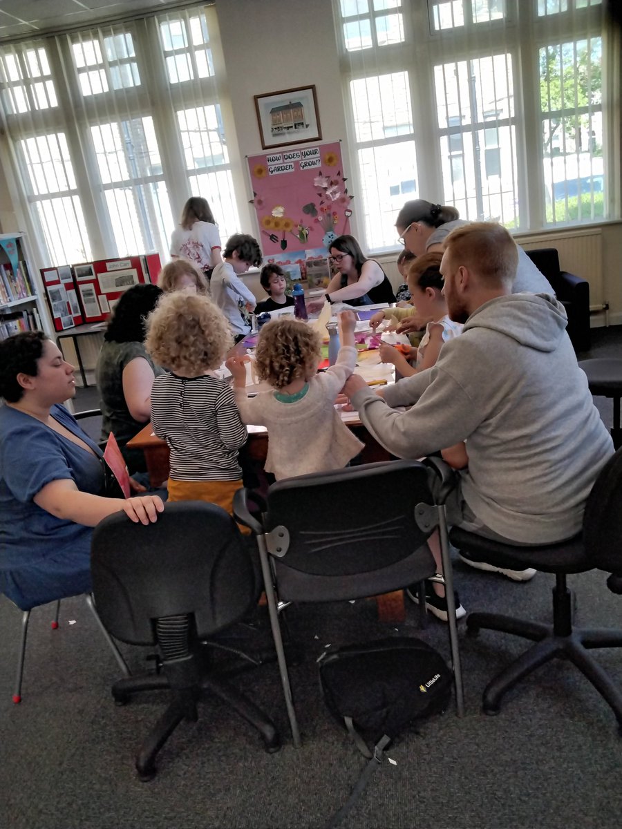 Great morning at Horbury Library #wordfest  #buttercrumble
Make your name in collage.