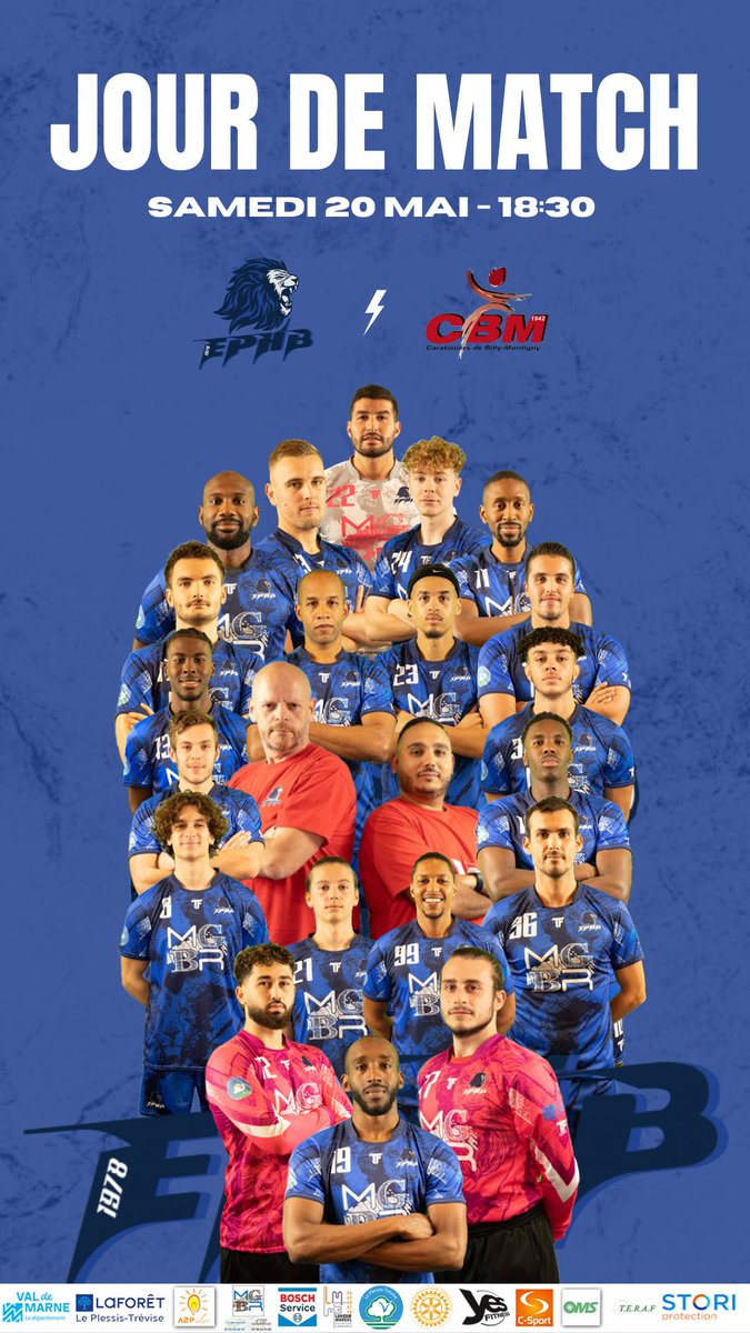 #JOURDEMATCH

🏠
18h30 : EPHB / Billy-Montigny (SM1) 

🚌
20h00 : Courbevoie / EPHB (SM2) 
20h30 : Arcueil / EPHB (SM3)

ALLEZ LES 🦁ALLEZ L'EPHB 💙🤍