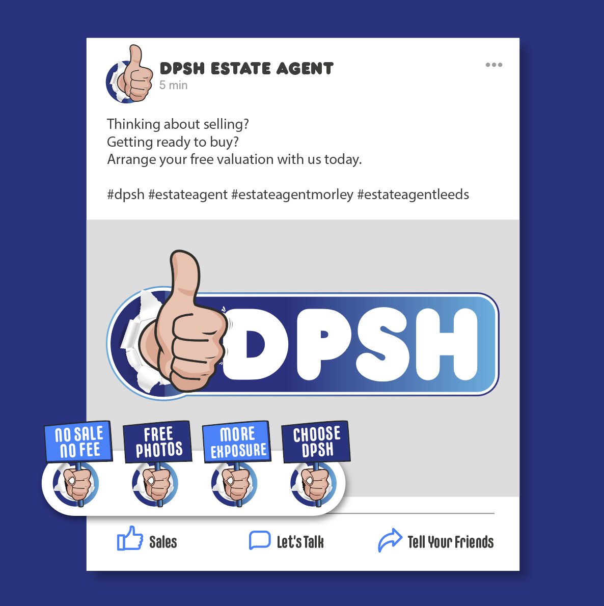 With new half day opening on Saturdays, make sure you get those viewings booked and those valuations arranged.

New boards in circulation next week.

Seriously though, they just hit different. 🔥

We can't wait to get them out there.

DPSH 👍🏻