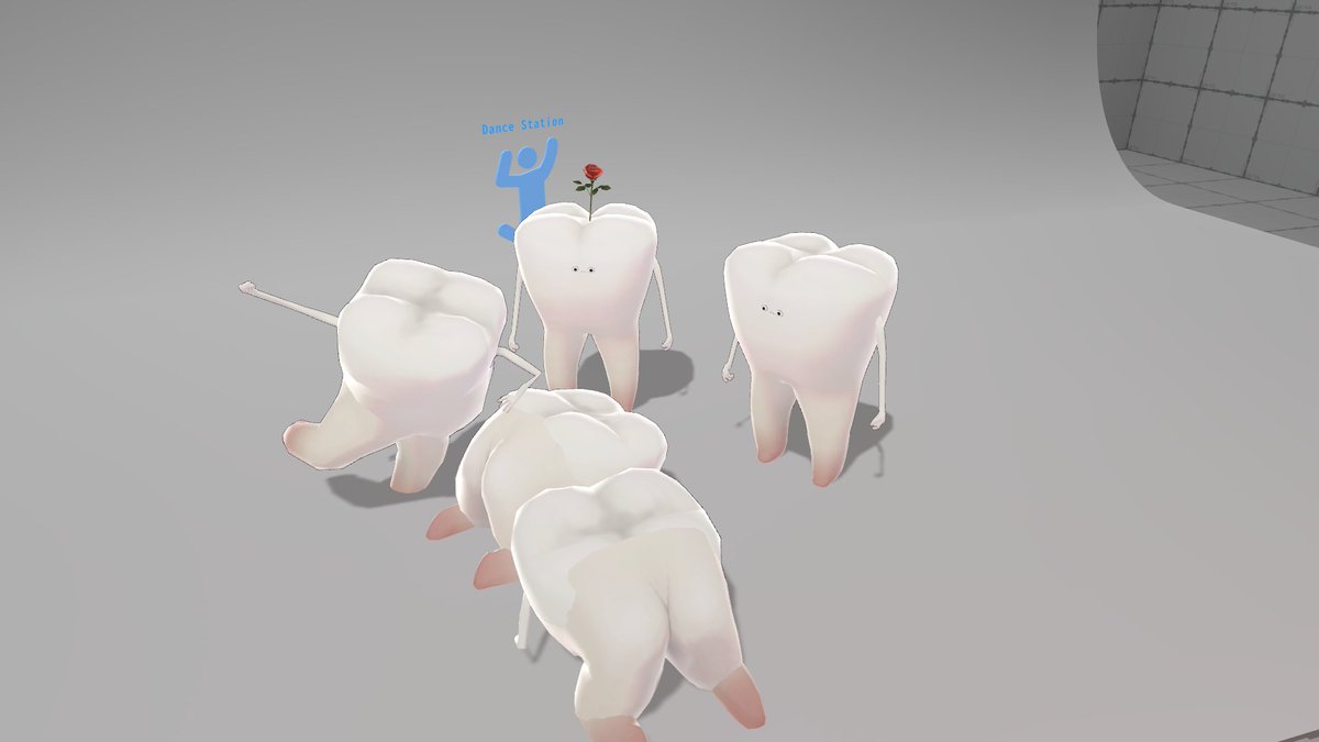歯のアバターを作りました
#VRChat