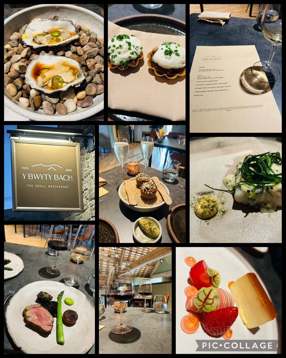 Friday Treats with my love @stuart_grantuk ♥️ Absolutely divine ‘Taster Menu with wine flight’ <a href="/ybwytybach/">Y Bwyty Bach</a> - We’ll be back very soon.
