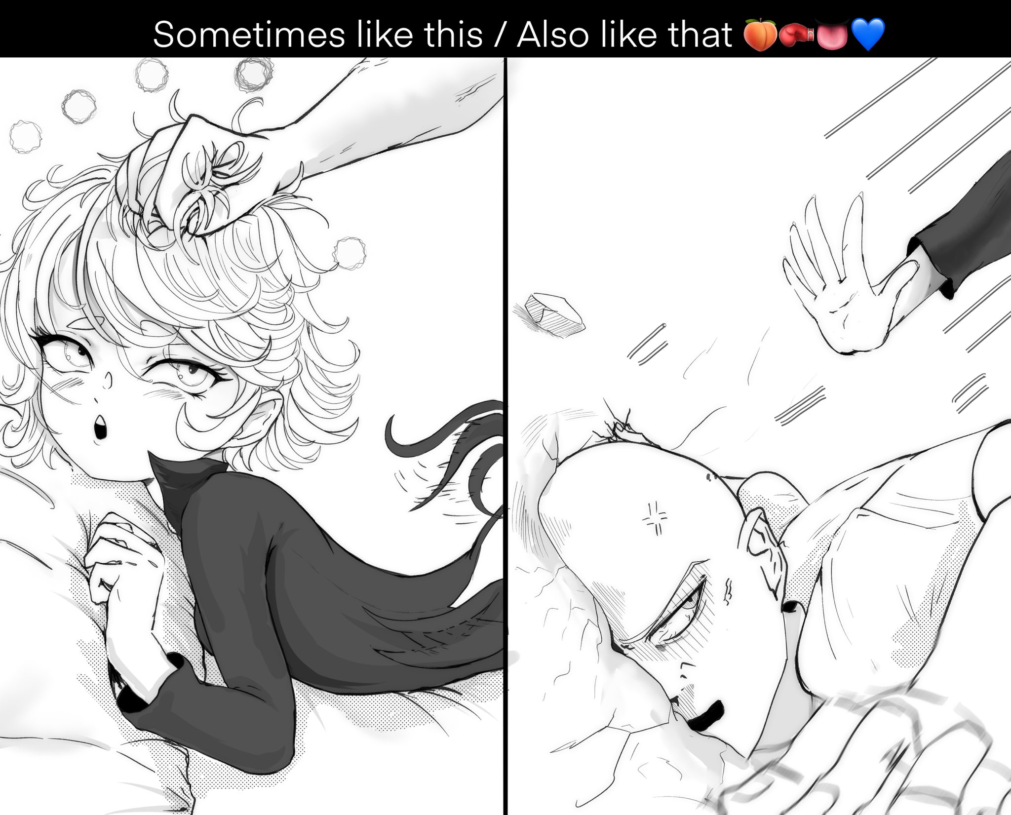 hehevich on X: Sometimes like thisalso like that Tatsumaki x Saitama  #OnePunchMan t.coREumq4JoUX  X