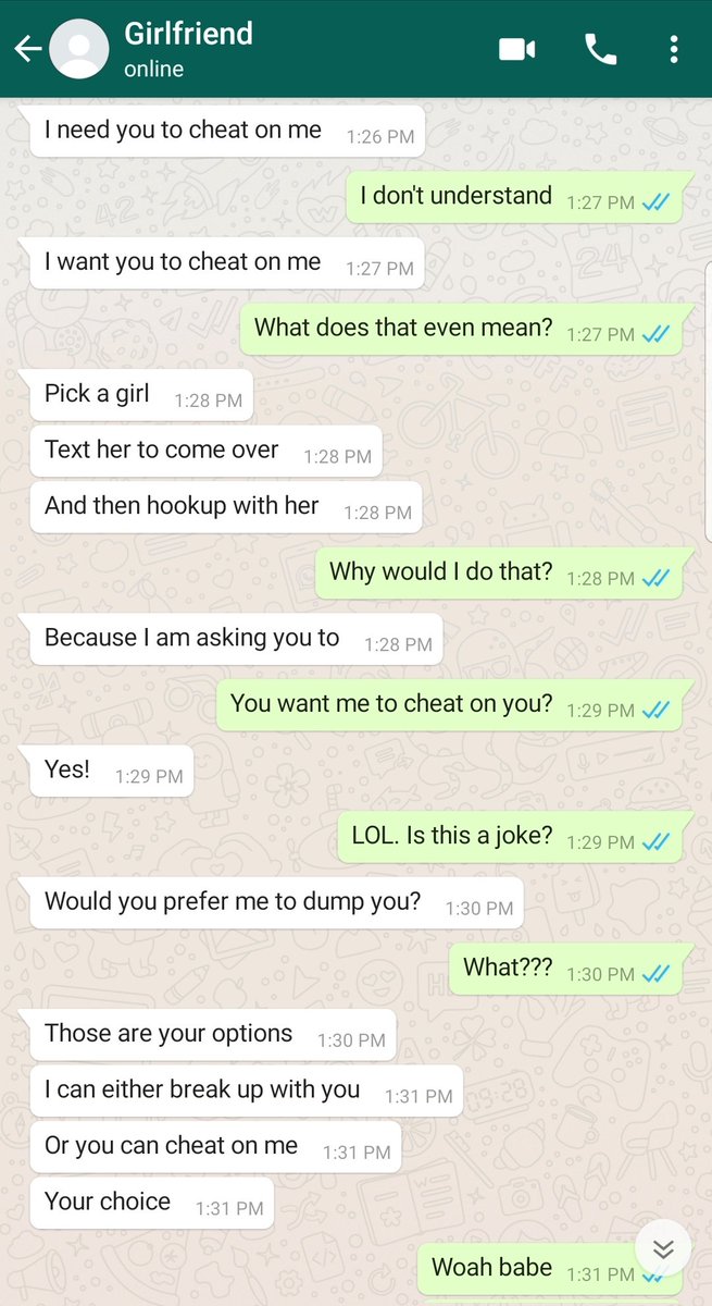 desola__xn's tweet photo. This conversation between a guy and his girlfriend should make you laugh or get you angry🤣💔

Open the thread for the complete part 😂😭👇🏽 https://t.co/Gzi0iWjZag