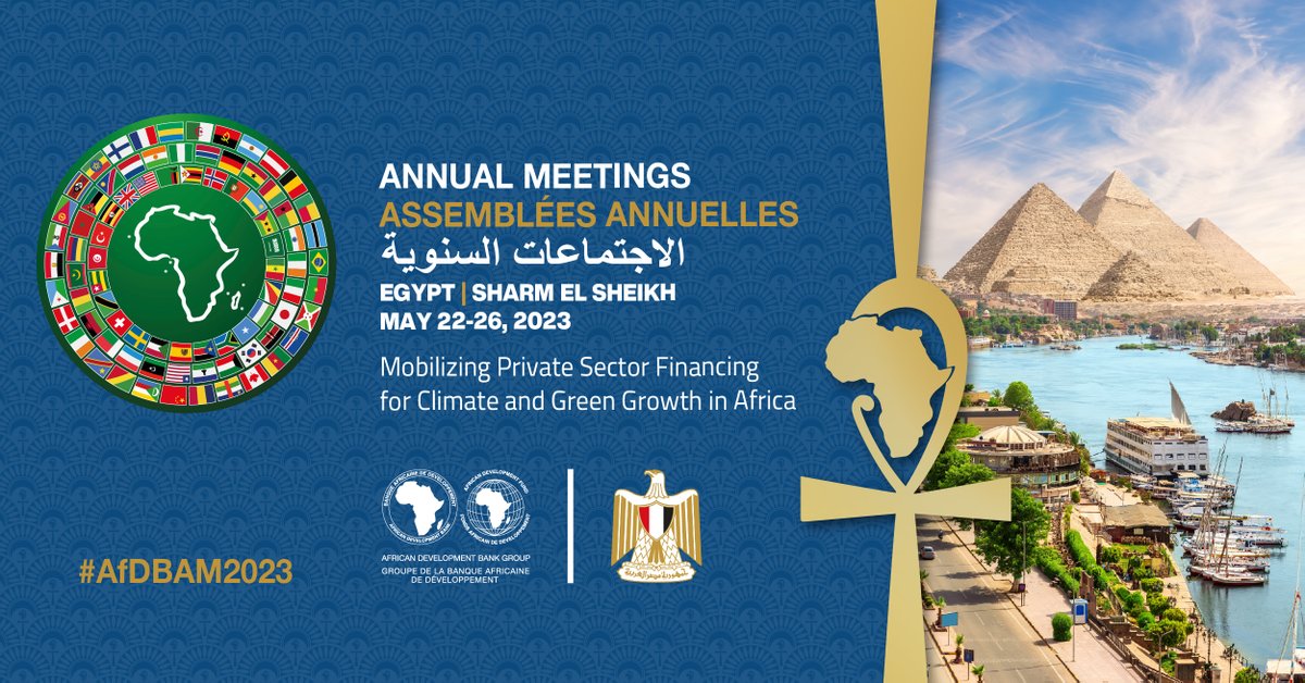 #AfDBAM2023 starts on Monday!

Attending in-person? Don't miss anything: Download the app and follow the events on your phone and tablet. 

Android: bit.ly/3MpPizU
iOS: apple.co/3MlKzzs

Visit am.afdb.org for more on the <a href="/AfDB_Group/">African Development Bank Group</a> Annual Meetings.