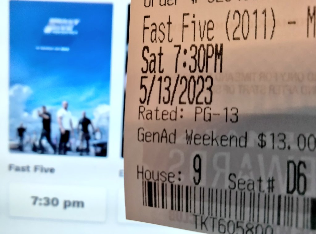EndlingEmber's tweet photo. #FastFive feels like an artsy action film and that's probably why it's one the best ones in the series with new tone and bringing the #FastFamily together for the first time!
#FastX
#FAST10
#FastFurious
#FastFuriousX
#FastAndFurious
#FastAndFuriousX
#FastAndFurious10
@Cinemark https://t.co/Aytb6S63iO