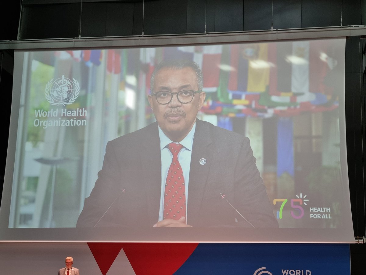 amibanerjee1's tweet photo. Heart disease is the biggest killer in the world, claiming over 18 million lives each year. @DrTedros addresses #WorldHeartSummit after opening words from @jletwit and Daniel Pineiro @worldheartfed https://t.co/8RLmU1hP9Q