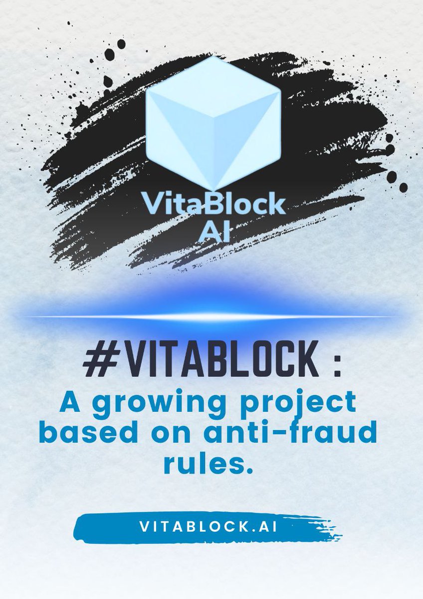 Lena2023_CMT's tweet image. 📣Join the revolution against fraud and scams in the crypto ecosystem with #VitaBlock
🤩
$VBLOCK #VBlock #VB
🤩
linktr.ee/vitablock
🤩
 #CryptoNews #AI