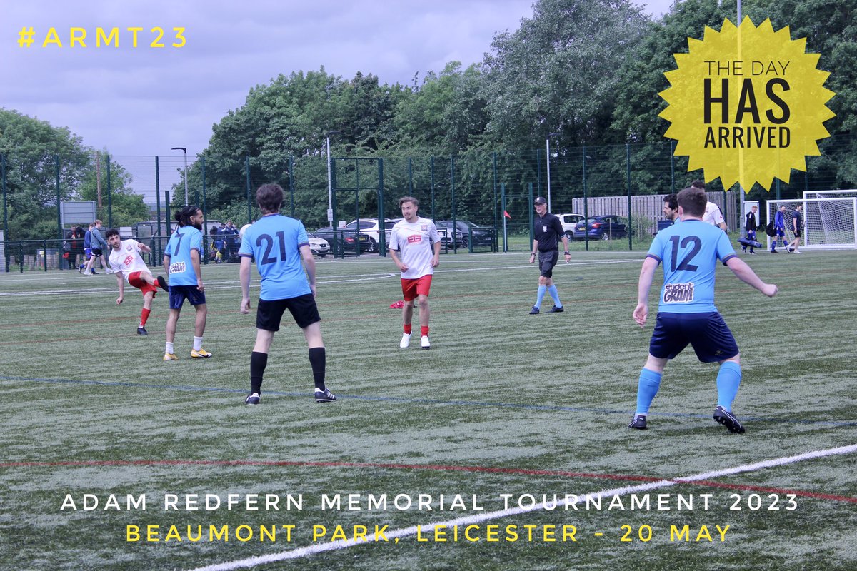 Today we welcome 36 teams to Beaumont Park for #ARMT23 

We’re looking forward to another memorable occasion, as we remember Adam, celebrate his life and strive to continue his legacy.

Spectators are very welcome. With the weather set fair, we hope for a good turnout.

⚽️🏆❤️